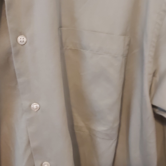 CHRISTIAN DIOR | Men's Button Down Dress Shirt Tan Size 16 1/2 34/35 - Picture 4 of 8